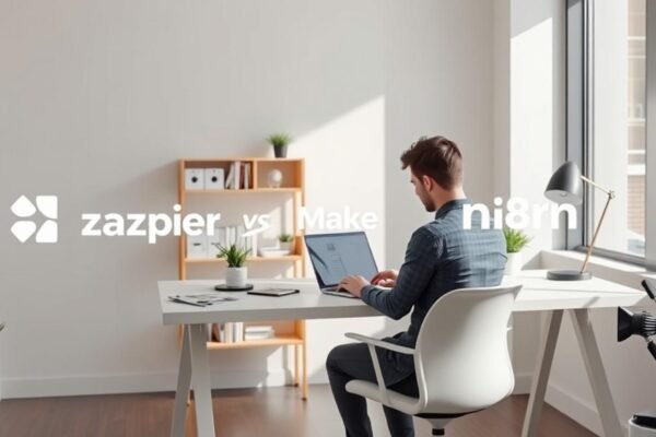 Zapier vs Make vs n8n comparison — best automation tool comparison 2025