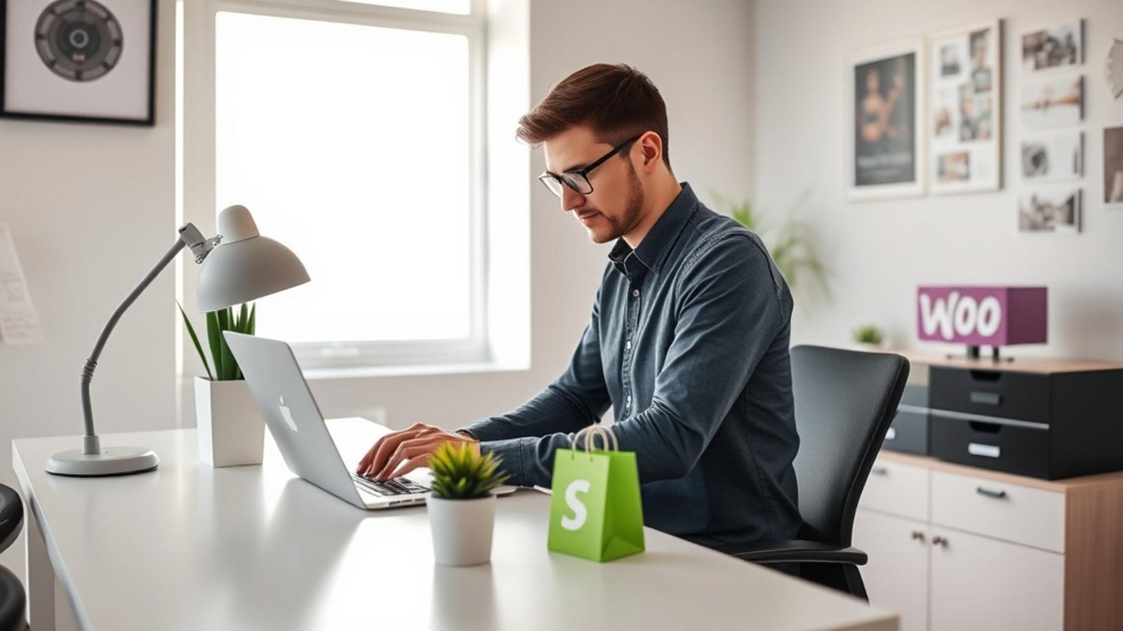 Shopify vs WooCommerce AI comparison — best ecommerce platform AI 2025