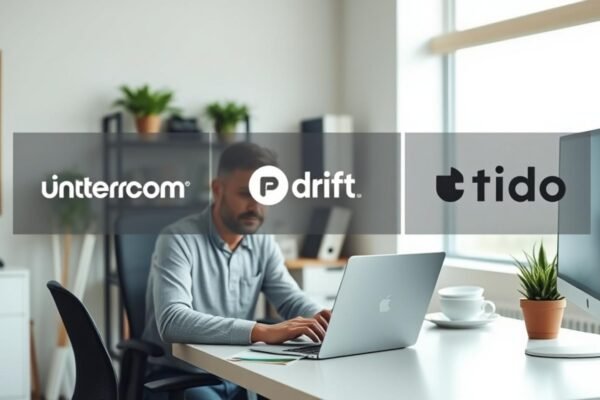 Intercom vs Drift vs Tidio comparison — best AI live chat tool comparison